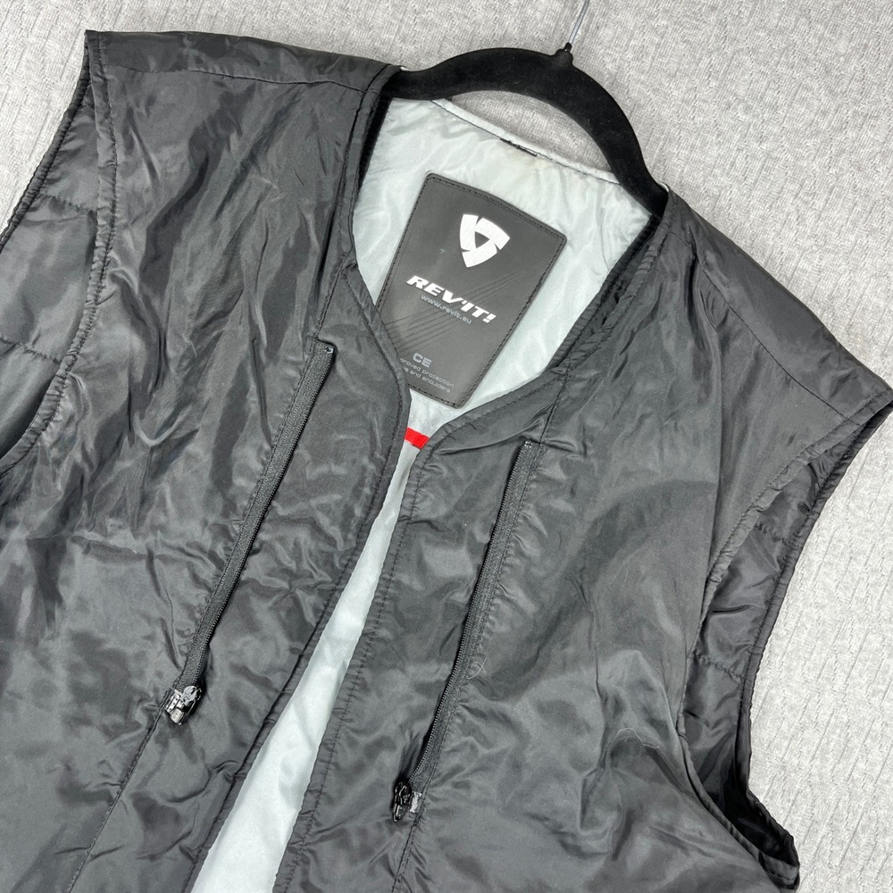 REV'IT!‎ Motorcycle Liner Vest Mens 48 Black Padded Technical Riding Gear
